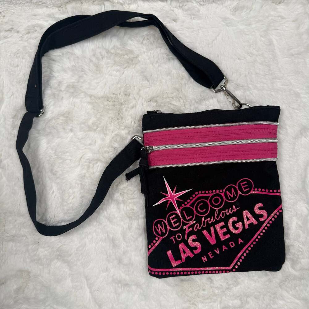 Welcome to Fabulous Las Vegas Nevada Souvenir Crossbody Bag